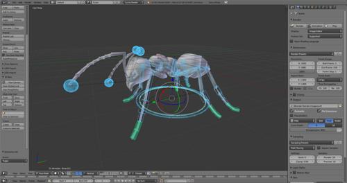 rigged ant preview image